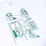 Dial Tone Wheel Co. Stay Connected Tee - White