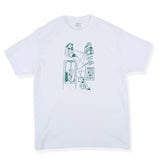 Dial Tone Wheel Co. Stay Connected Tee - White