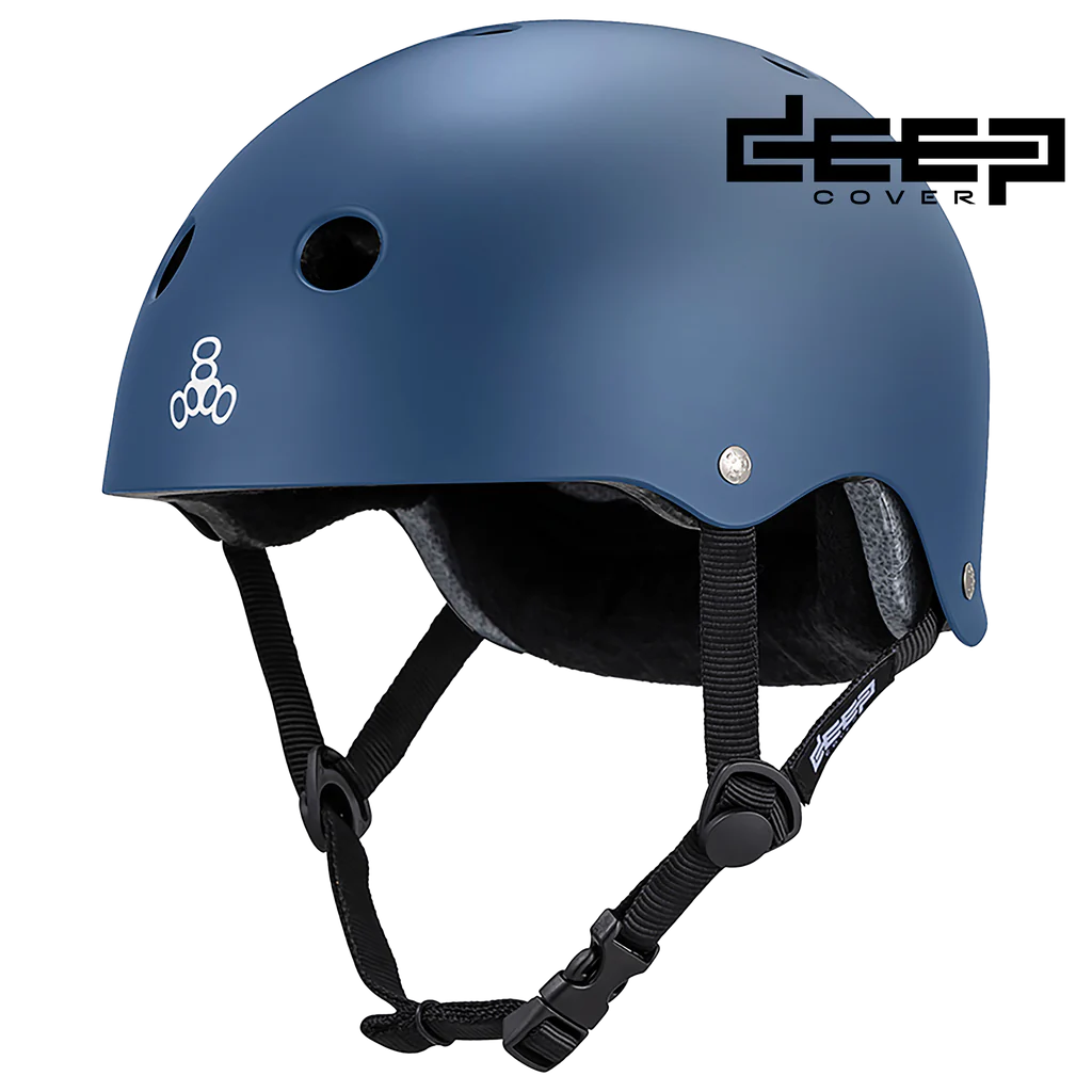 triple eight sattelstütze Triple 8 Deep Cover Helmet Black Matte