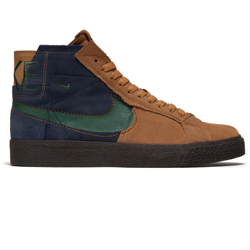 Nike SB Zoom Blazer Mid Premium - Brown Fir/Obsidian