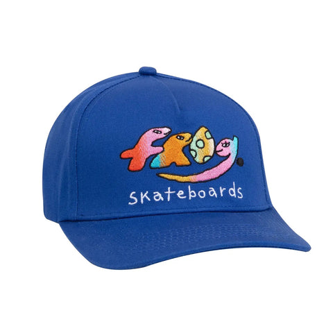 Frog Skateboards Dino Logo 5-Panel Hat - Royal