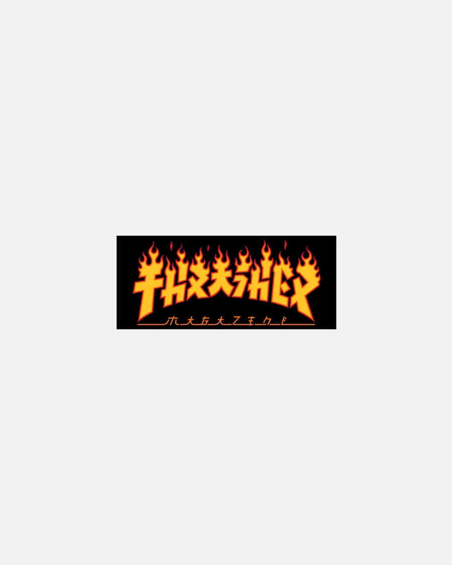 Thrasher Godzilla Flame Sticker