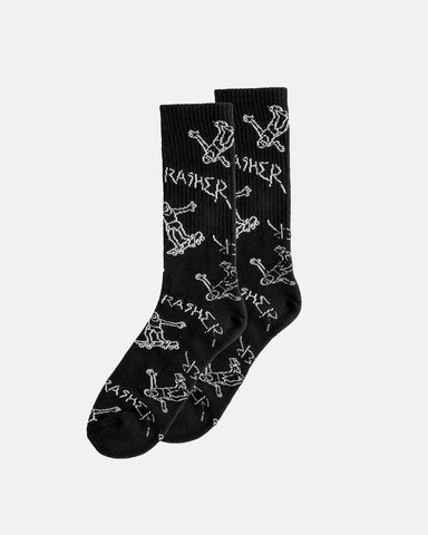 Thrasher Gonz Logo Crew Socks