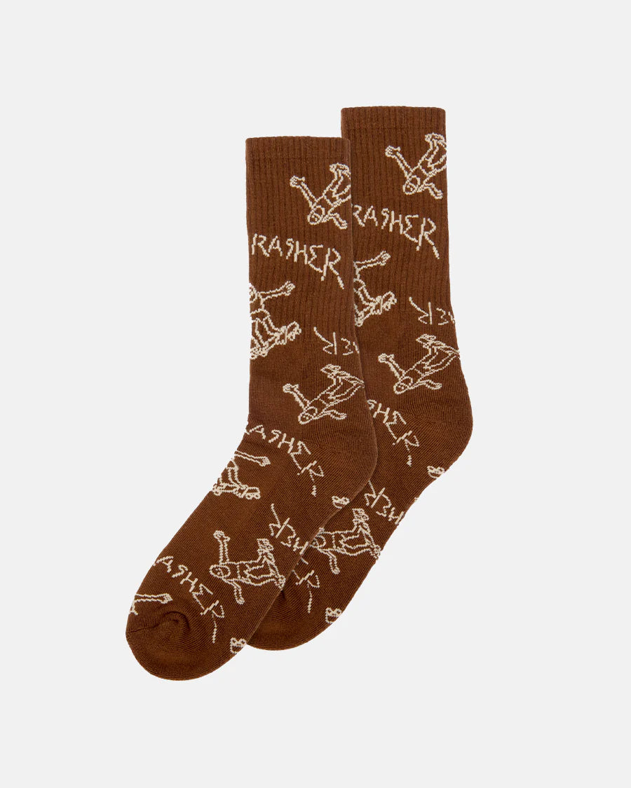 Thrasher Gonz Logo Crew Socks