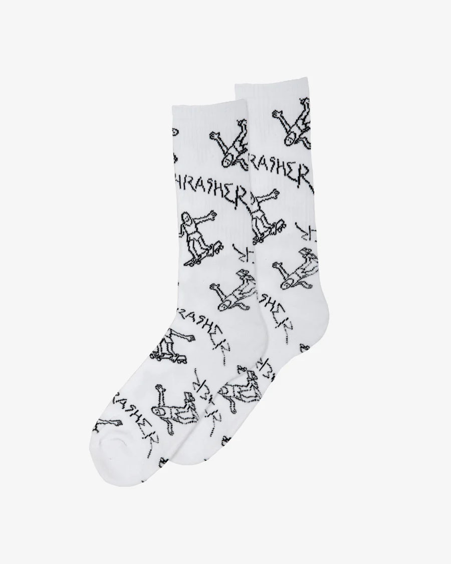 Thrasher Gonz Logo Crew Socks