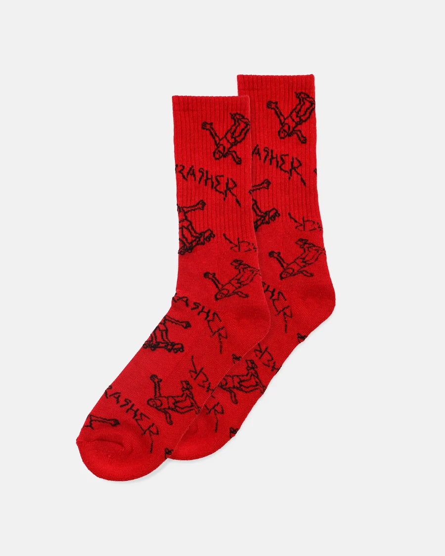 Thrasher Gonz Logo Crew Socks
