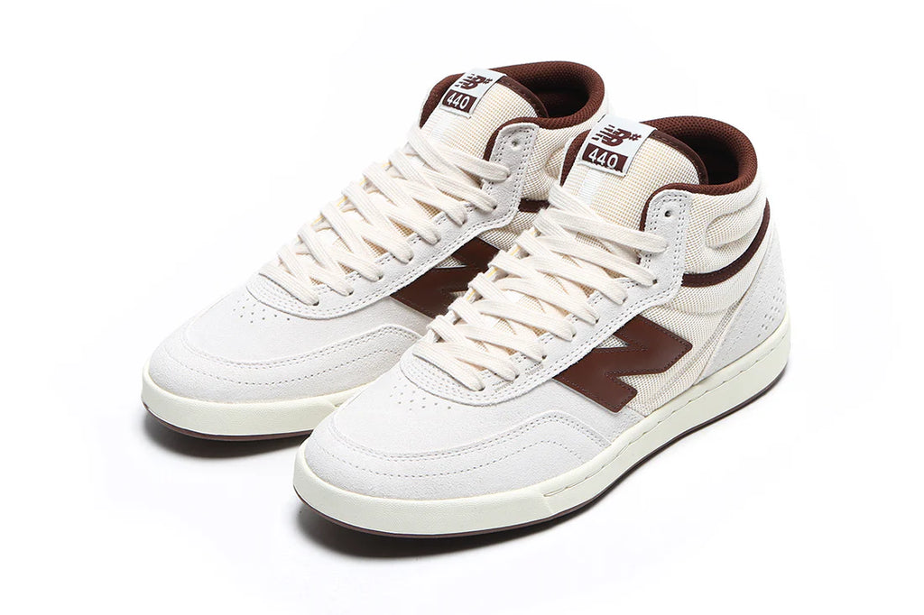 New Balance Numeric 440 High V2 - White/Brown