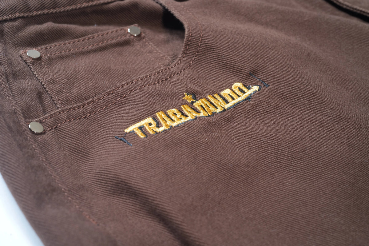 Trabajando Baggy Jeans - Chocolate Brown