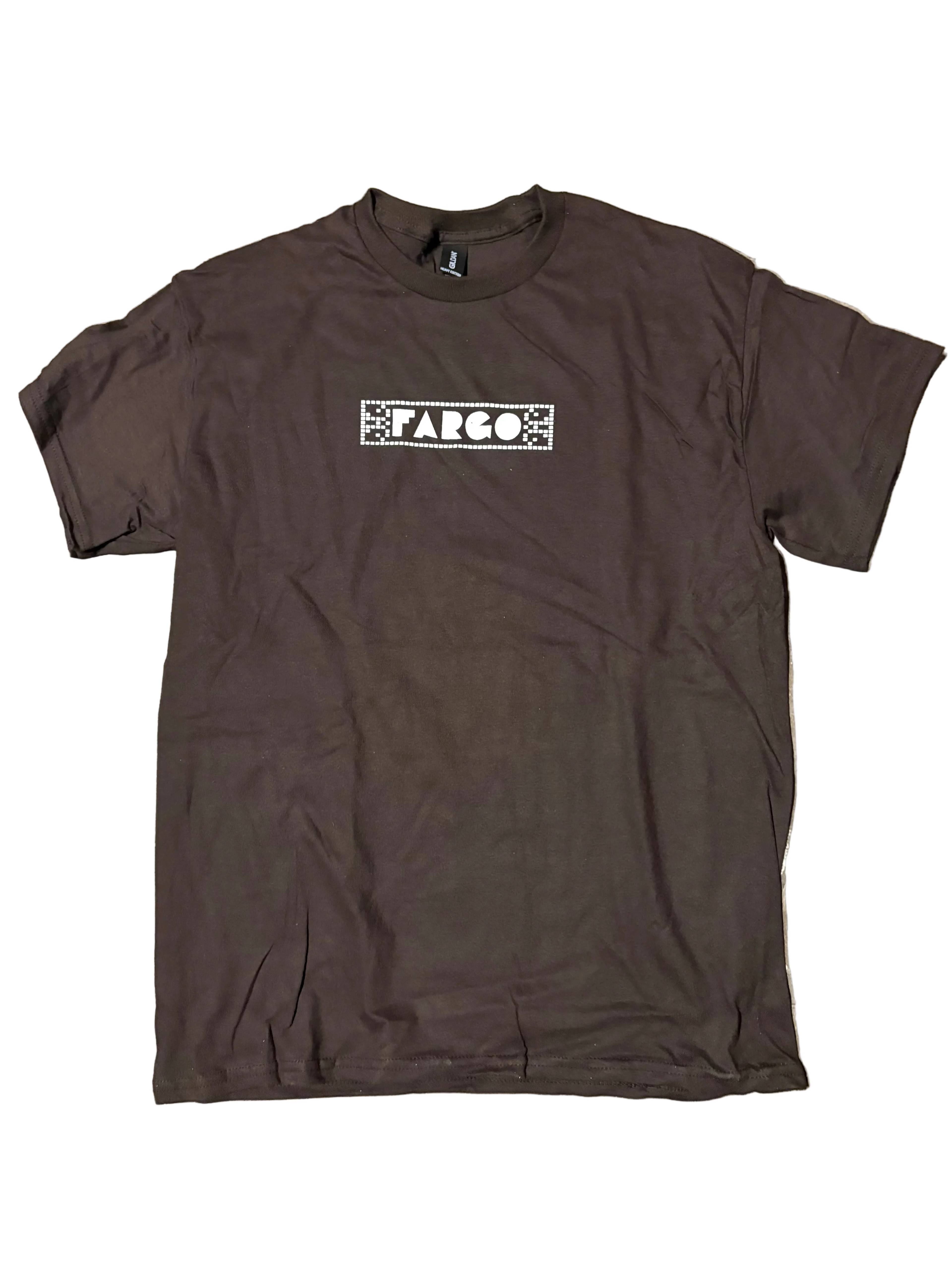 Fargo Tile Logo Brown T-Shirt