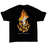 Toy Machine Charred Cross Tee - Black