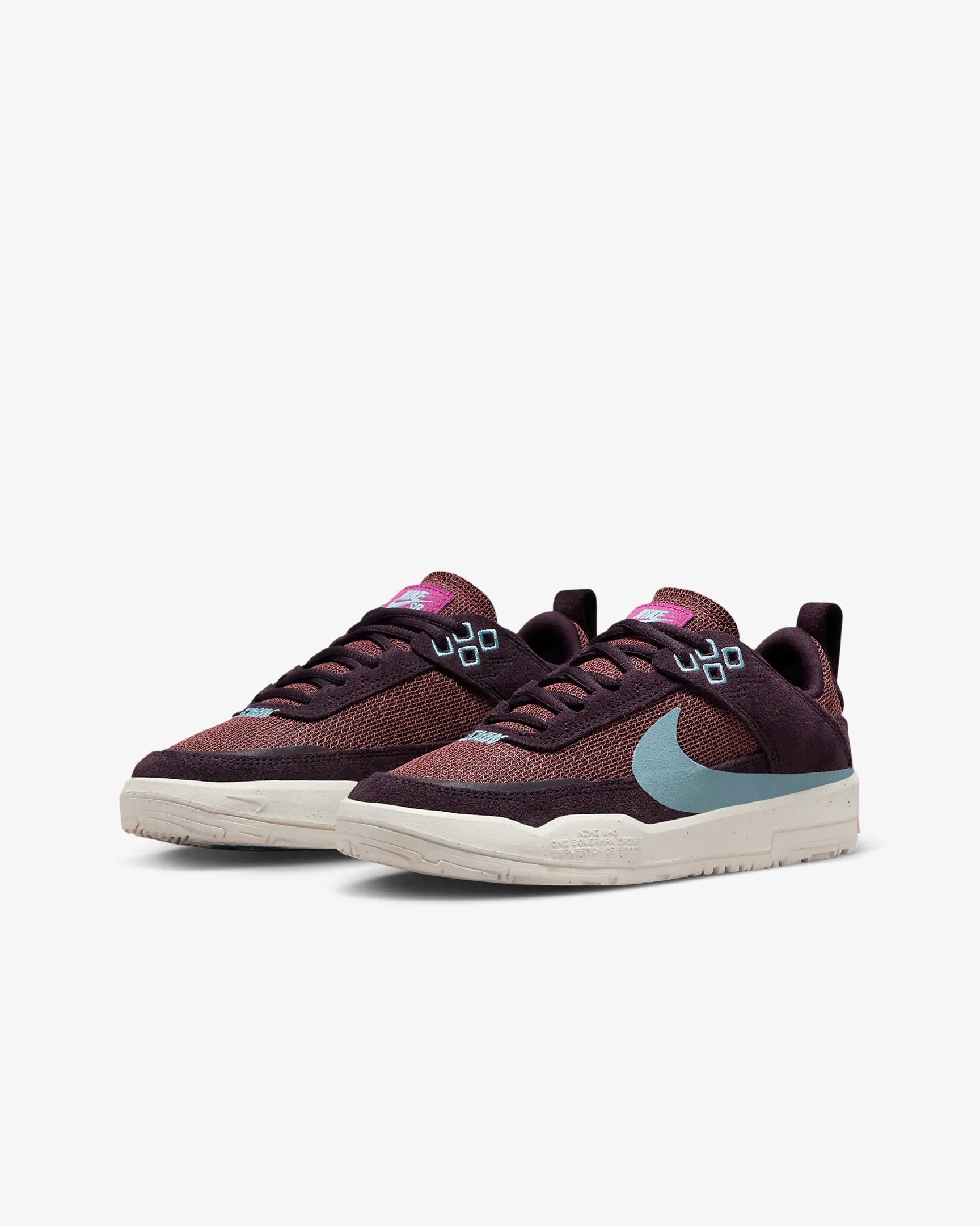Nike SB Day One Big Kid's Skate Shoes - Burgundy Ash