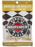 Independent 1" Phillips Hardware Gold/Black