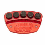 Tail Devil Spark Plate - Black/red