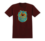 Spitfire Radioactive Big Head T-shirt - Bugundy