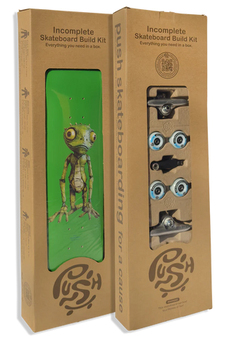 Push Lizard Guy Incomplete Skateboard