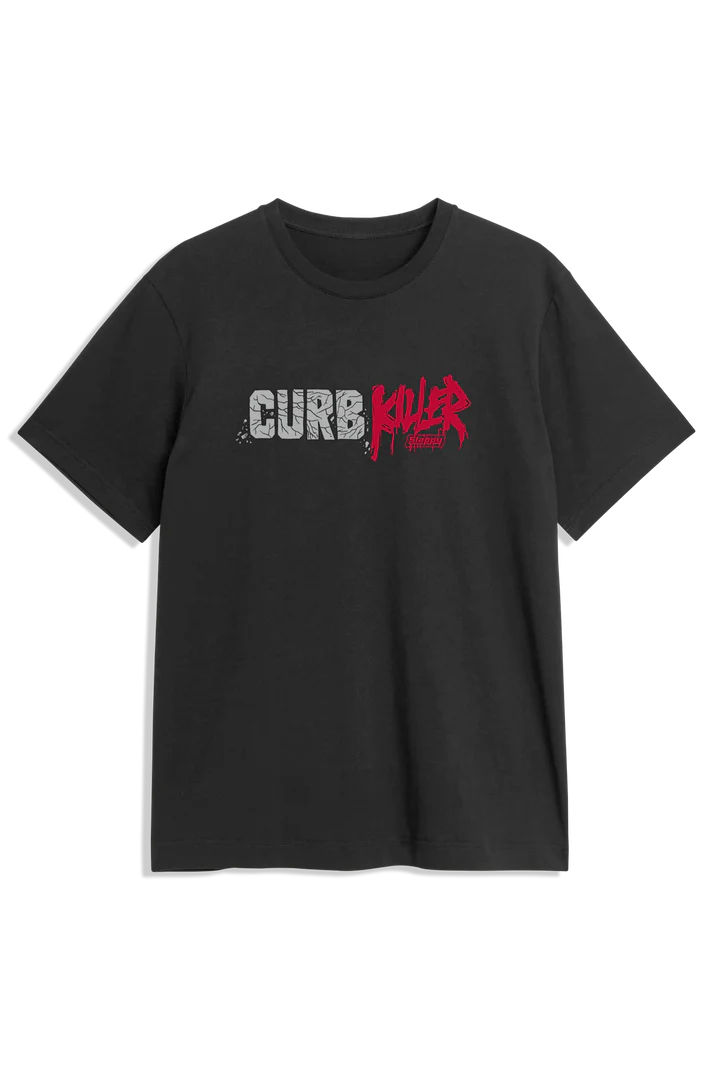 Slappy Curb Killer Wordmark T-shirt - Black
