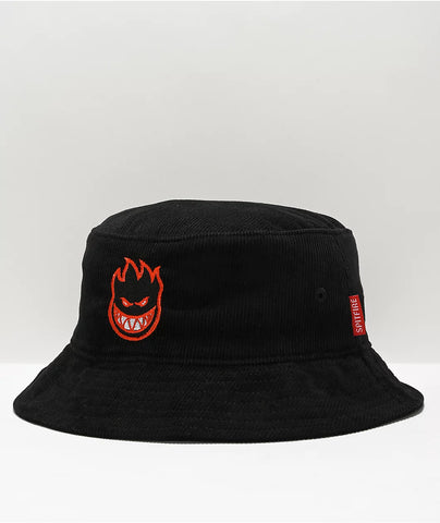 Spitfire Big Head Fill Corduroy Bucket Hat - Black