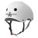 Triple 8 Certifed Sweatsaver Helmet - White Matte