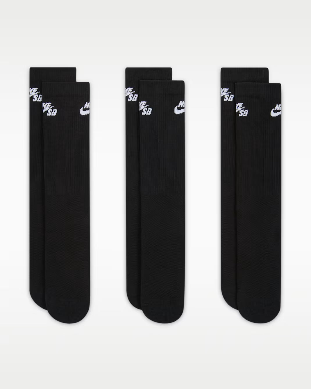 Nike SB Everyday Elevated Skate Socks - Black