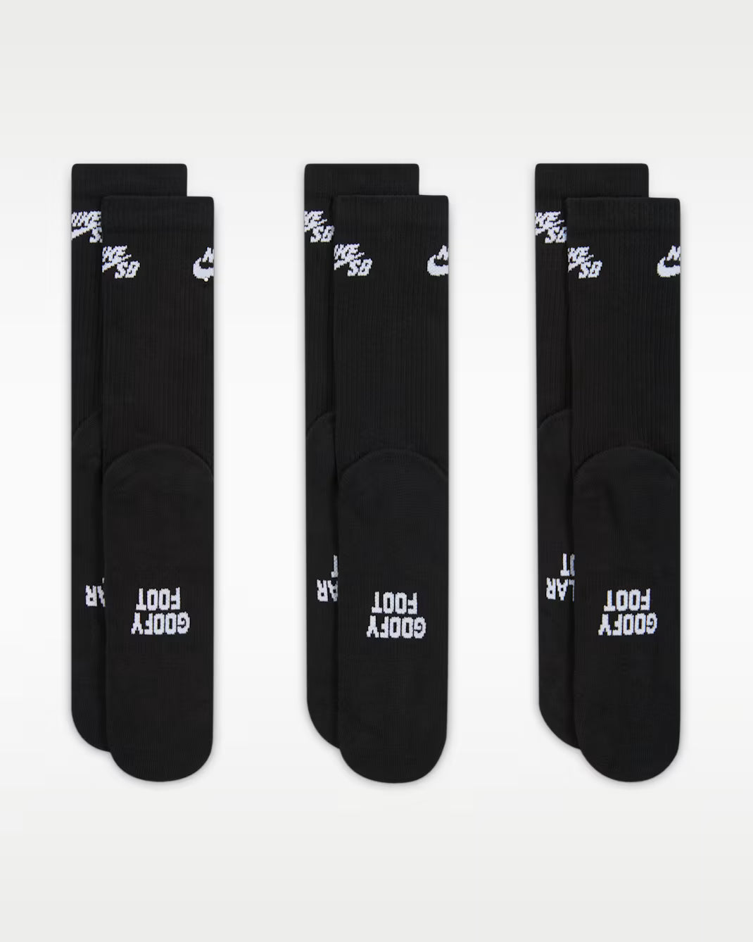 Nike SB Everyday Elevated Skate Socks - Black
