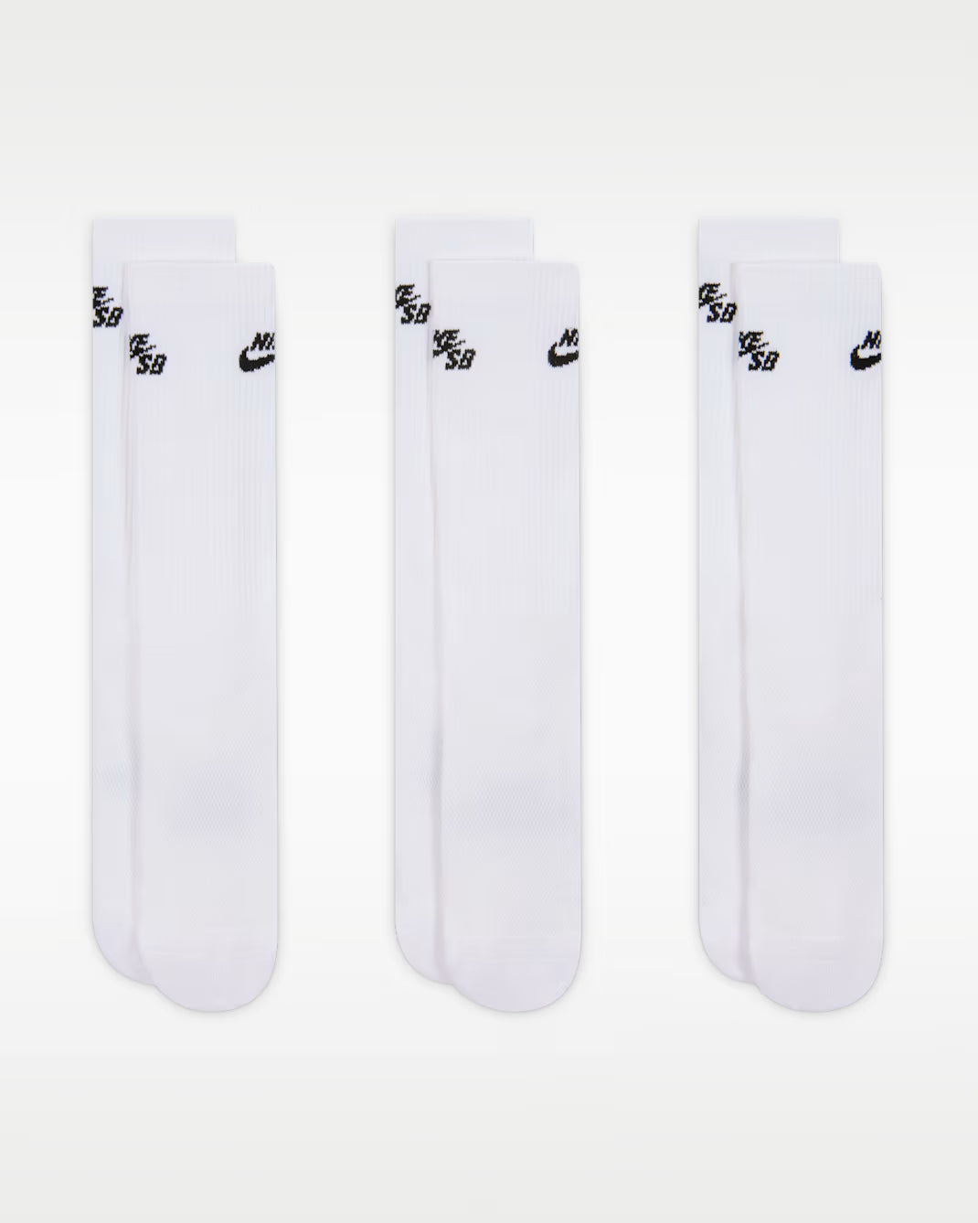 Nike SB Everyday Elevated Skate Socks - White
