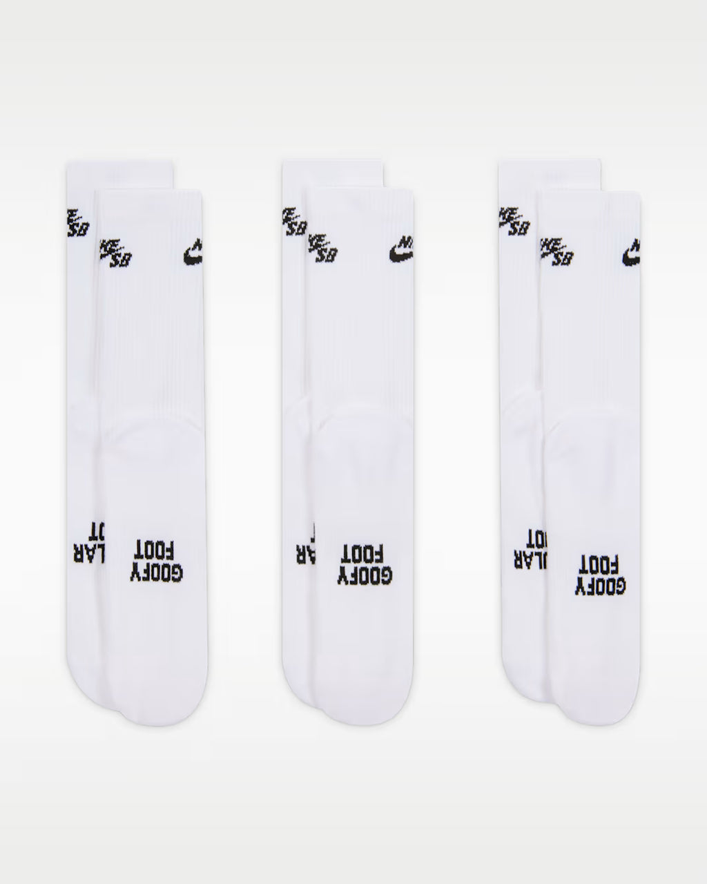 Nike SB Everyday Elevated Skate Socks - White