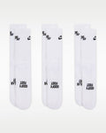 Nike SB Everyday Elevated Skate Socks - White