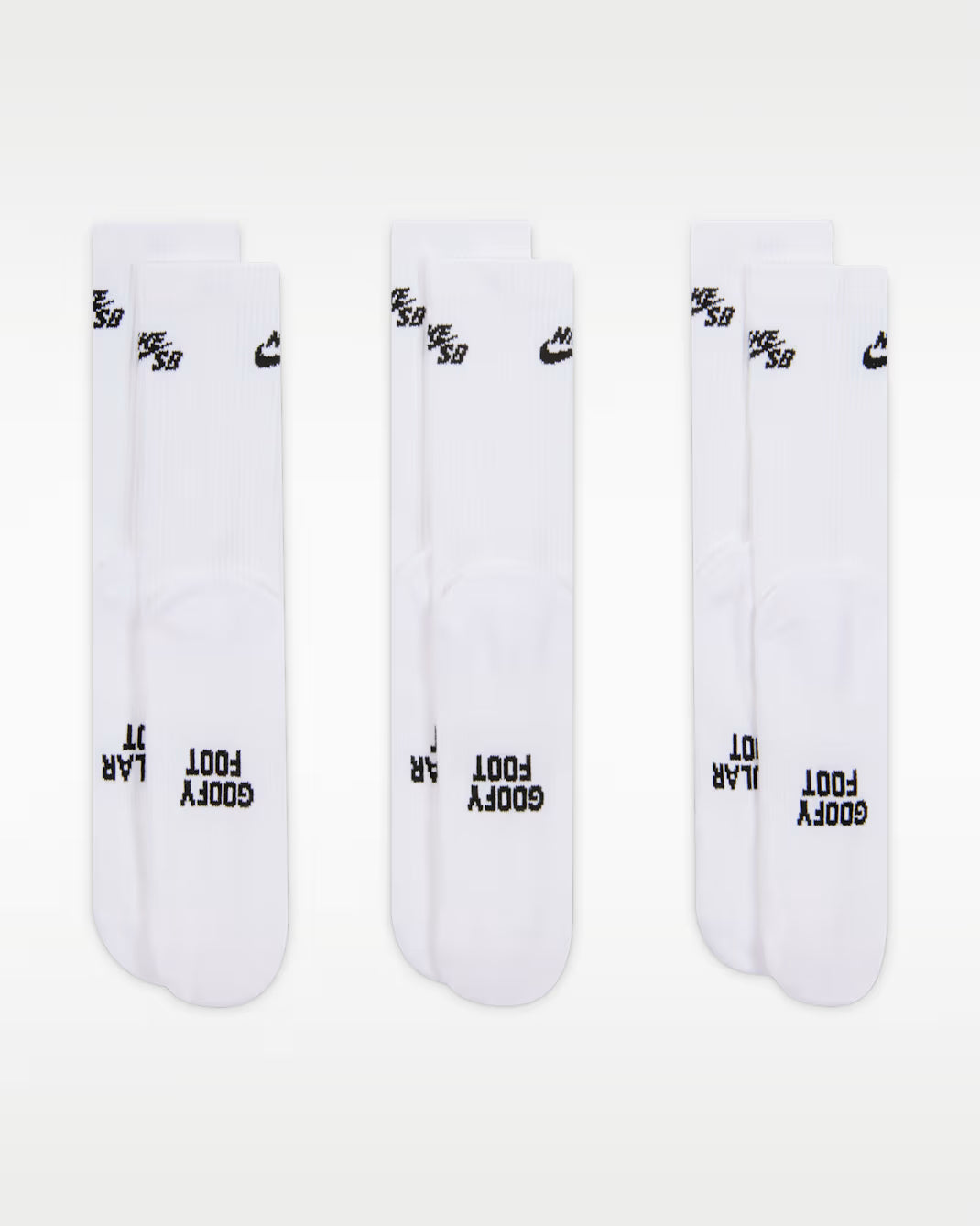 Nike SB Everyday Elevated Skate Socks - White