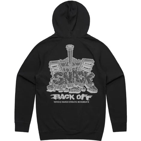 Snack Back Off Hoodie - Black