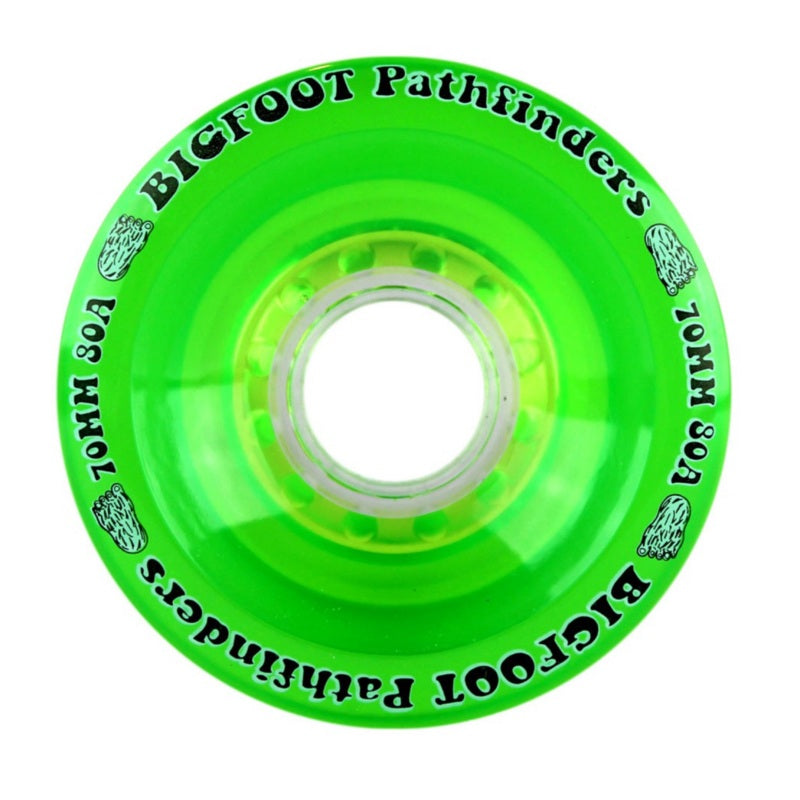 Bigfoot Paradise Path Finders Green 70mm 80a Skateboard Wheels