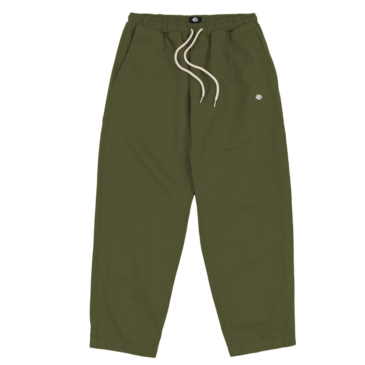 Magenta Slack Pants - Khaki Green