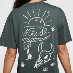 Nike SB Max90 Skate T-Shirt Train Moniker Black & Vintage Green