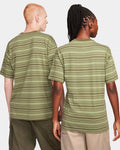 Nike SB Max90 Striped Skate T-shirt - Oil Green
