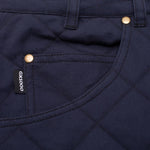 GX1000 Baggy Quilted Pants - Navy