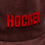 Hockey Corduroy 5-Panel Hat - Brown