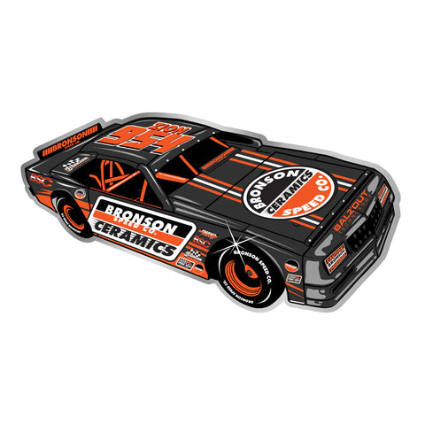 Bronson Speed Car Foil Mylar Sticker - 5.5” x 2.8”