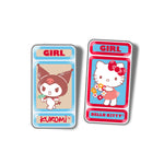 Girl X Sanrio Hello Kitty Enamel Pin Set of 3