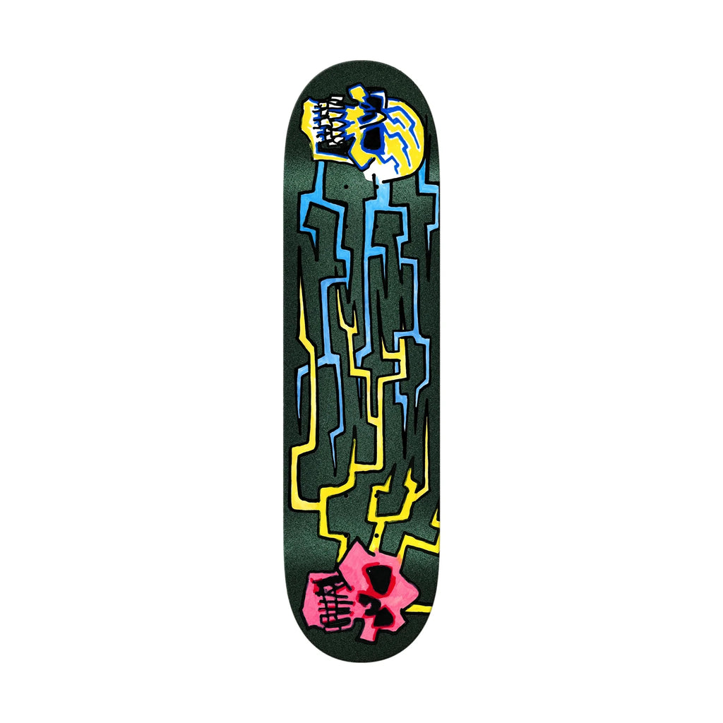 Krooked Worrest Skull Twin Tail Slick Deck