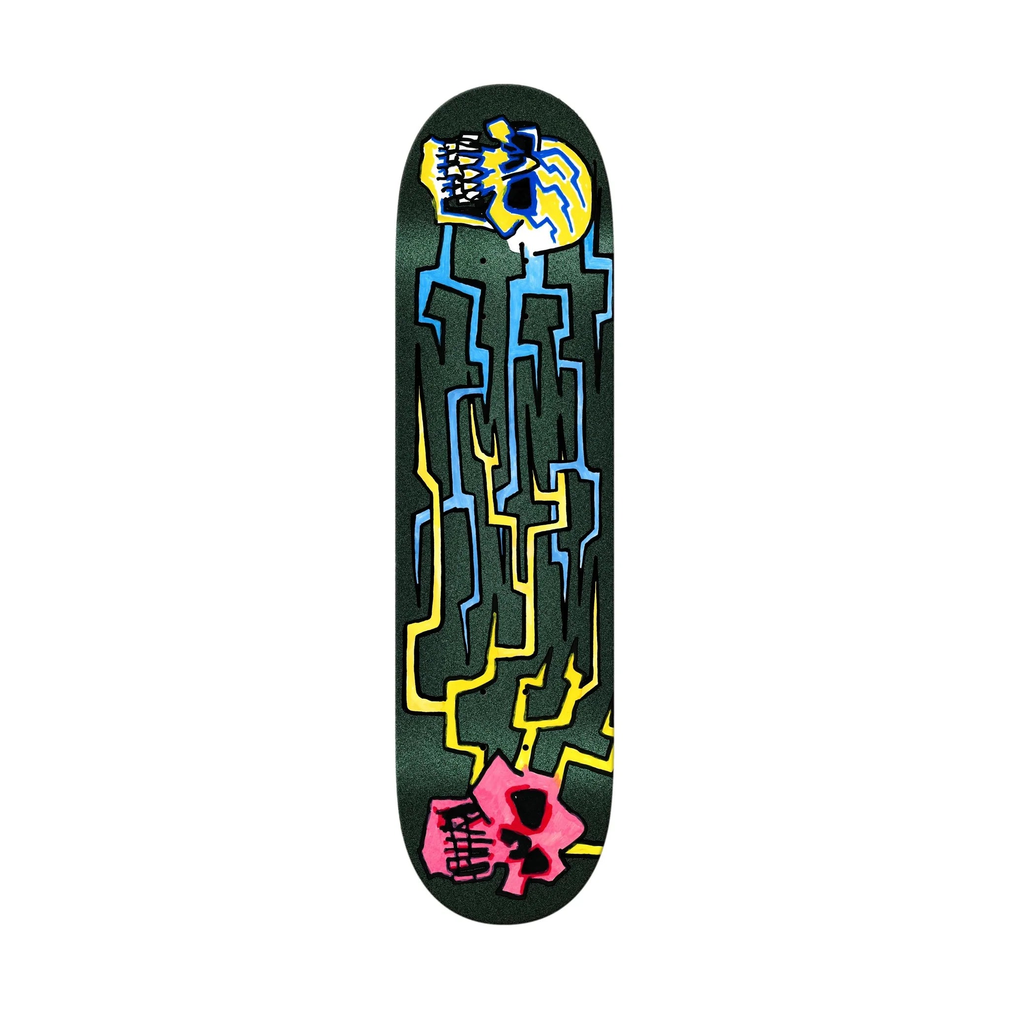 Krooked Worrest Skull Twin Tail Slick Deck