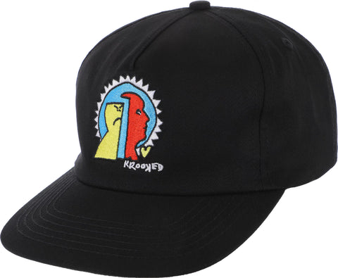 Krooked Mad Back Snapback Black
