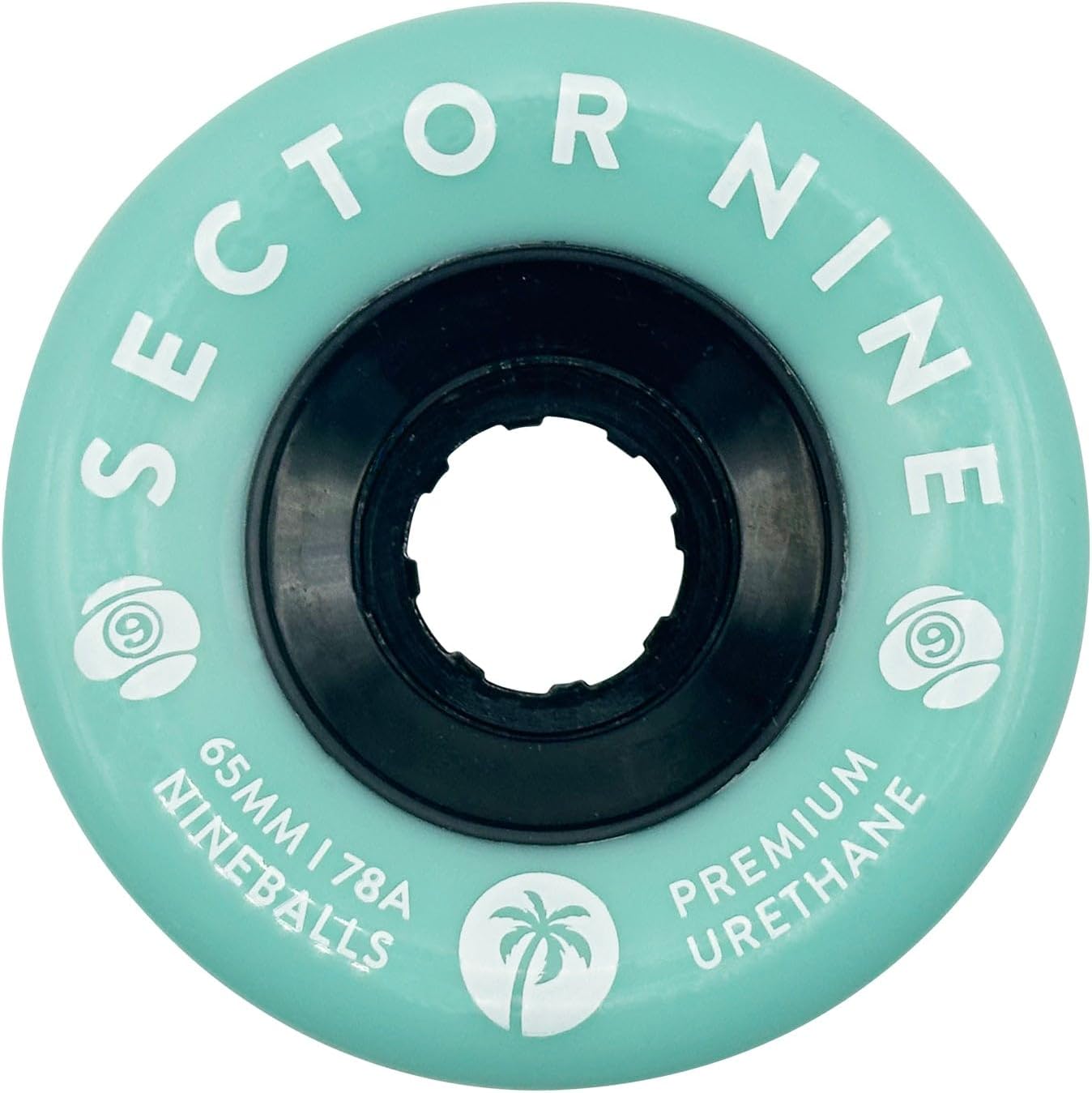 Sector 9 65mm 78a Nineballs Aqua Wheel Set
