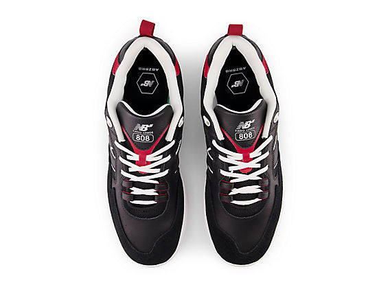 New Balance Numeric 808 - Black/White/Red