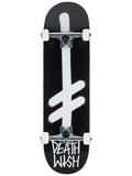 Deathwish Black/White Gang Logo Complete - 8.5