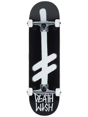 Deathwish Black/White Gang Logo Complete - 8.5