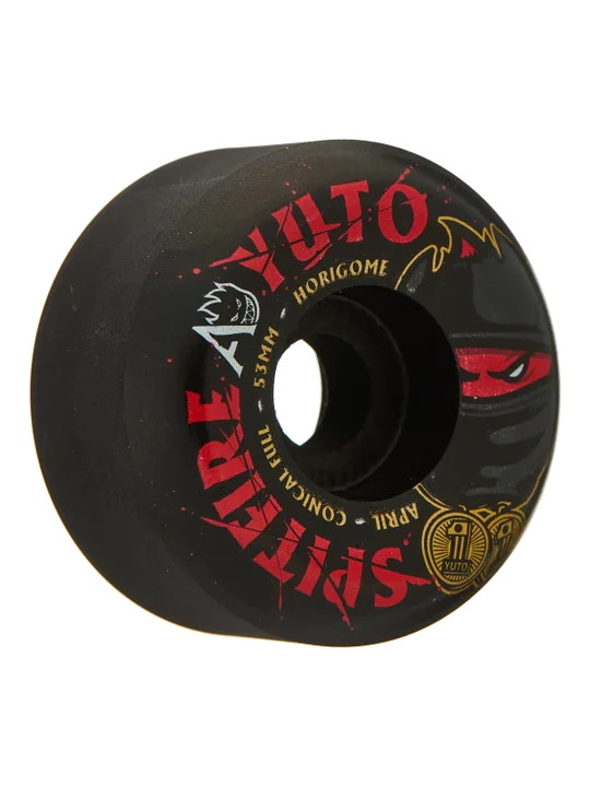 Spitfire x April F4 Yuto Conical Full 99a Wheels - Black