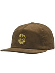 Spitfire Bighead Snapback Hat - Brown Gold