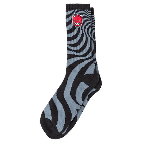 Spitfire Big Head Fill EMB Swirl socks
