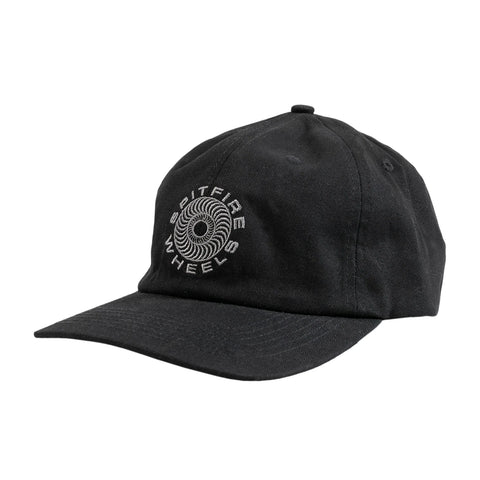 Spitfire Classic 87 Swirl Strapback Hat Black/Grey