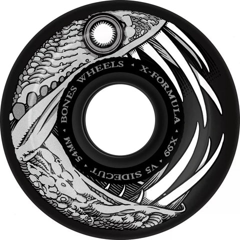 Bones X-Formula  Dark Waters V5 Sidecut  54MM 99A Wheels