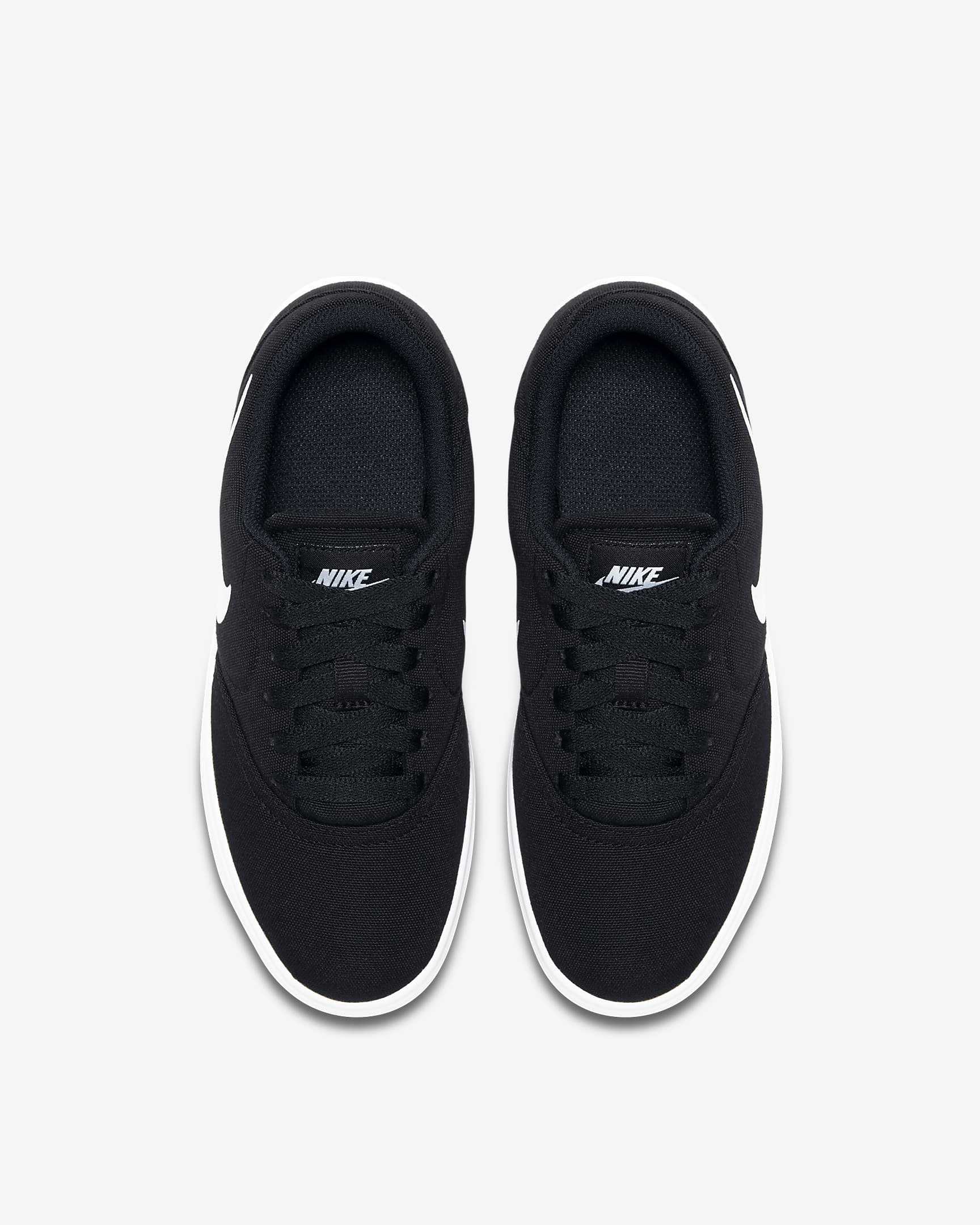 Nike SB Check CNVS Kids Shoes - Black/White